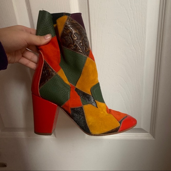 Vivienne Westwood 2019 Patchwork Boots - Picture 3 of 5